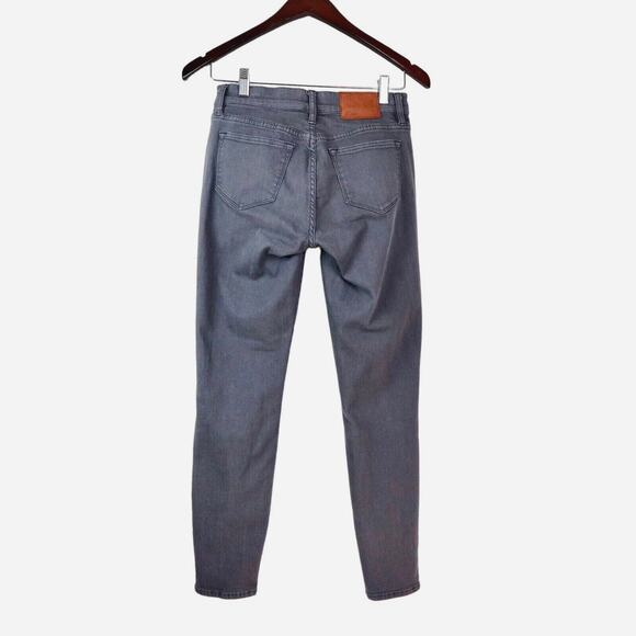 J Crew Size 27 Toothpick Skinny Jeans Stretch Denim B0125 Light Gray - Picture 5 of 10